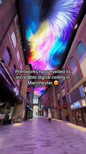 How amazing does the Printwork’s new digital ceiling look? What a glow up 🤩 Printworks | Secret Manchester