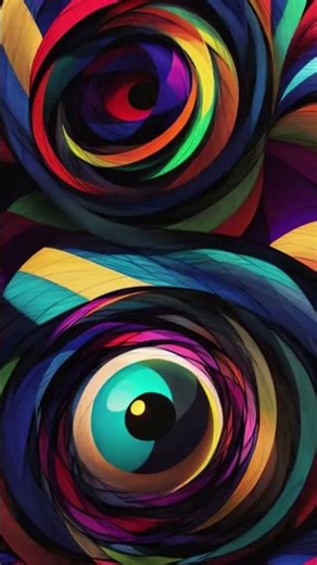 Spiraling Stripes Illusion 🌈 Hypnotic Psychedelic Loop