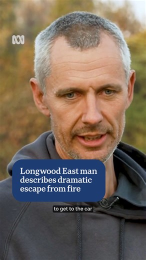 Harrowing tales continue to emerge out of the Longwood fire. Warrick O'Donnell lives a few kilometres from Longwood East and lost all his tools and equipment in the shed. He told ABC News Breakfast he saw smoke coming over the hill and, by the time he'd packed some belongings in the car and grabbed some more clothing, the fire was at his house. #abcnewsbreakfast | News Breakfast