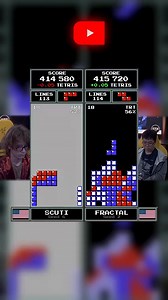 Scuti vs Fractal with a level 19 Surprise #Tetris #fblifestyle | Classic Tetris World Championship