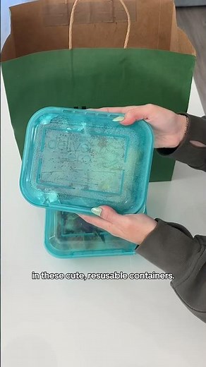 Reduce food packaging waste with returnable, reusable containers through DeliverZero ♻️ | Uber Eats