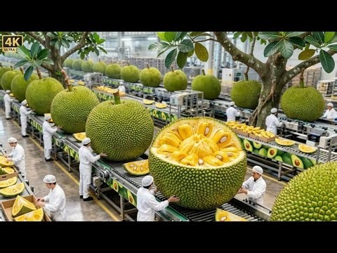 Inside a Modern Jackfruit Factory | Village to Pack Full Process