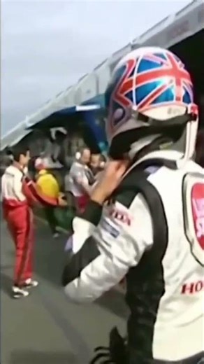 F1 Melbourne 2006 - Jenson Button on fire