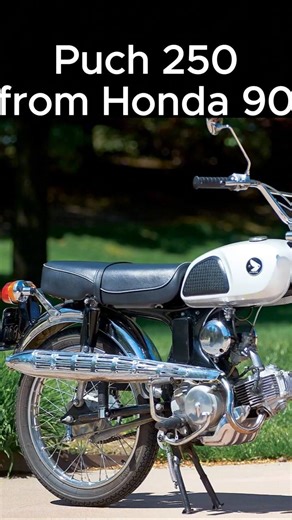 Honda 90 to 250 Puch, is it faster?
