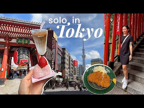 solo traveling in Tokyo vlog 🍡 Asakusa, Ginza, Ueno, Mount Fuji & more