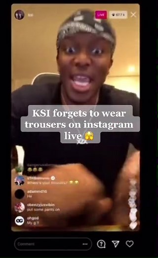 OG’s remember when he never wore pants 💪 #ksi #ksiolajidebt #jjolatunji #fyp #fypシ #foryou #foryoupage #xyzbca #xyzcba #viral #trending #2023 #lol #funny #troll #instagram #iglive #ig #trousers #pants #lmao