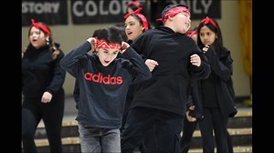 College Lane Elementary finished remembering Black History Month with a celebration honoring the great contributions of the community in culture, music and dance. Afterwards the students hosted a live museum where parents and student could learn more about historical black persons that shaped our collective history. | Hobbs Municipal Schools