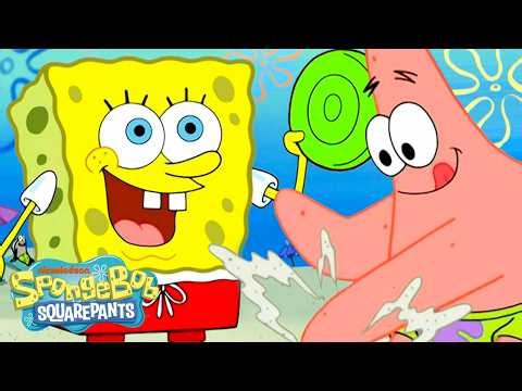SpongeBob Steppin' On the Beach for 30 Minutes Straight 😎🌊 | SpongeBob