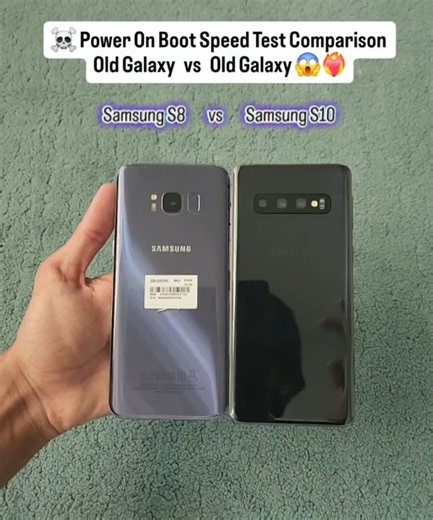🔥 Samsung S8 vs S10⚡BOOT SPEED BATTLE! 😱 2 LEGENDARY GALAXIES — WHICH ONE BOOTS FASTER?! 🚀📱 #Shorts