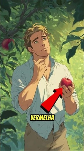 Why do you see a red apple?
