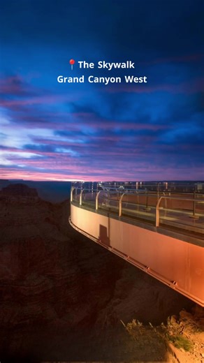 Proof that the best views start where the ground ends. ✨ Link in bio to see it for yourself. #GrandCanyonWest #Skywalk #ScenicViews #GrandCanyon #ExploreArizona