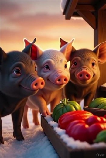 How Poor pig saves his life and friend #trendingshorts