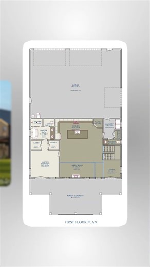 Barndominium Plan B2610 – 2,556 SQ FT
