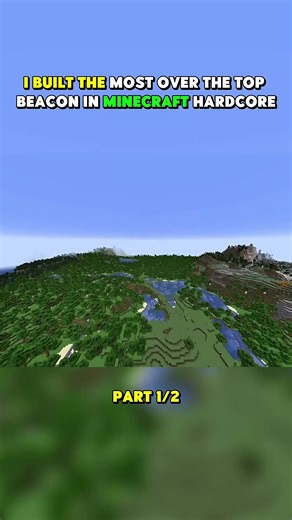 Building an Epic Beacon in Minecraft Hardcore