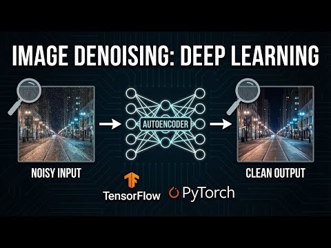 Autoencoder Image Denoising using TensorFlow & PyTorch | Deep Learning Explained in Tamil