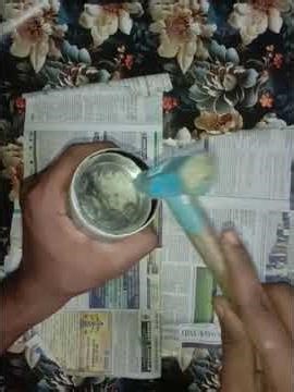 What's Inside A Spray paint Can|काटकर देखा अंदर क्या निकला😱|DIY CutTest#experiment#painting#reels#yt