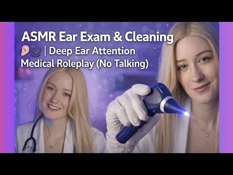 ASMR Full Ear Examination & Cleaning 👂 Relaxing Medical Roleplay for Sleep