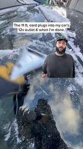 Tired of freezing while scraping ice? The Heated Ice Scraper melts through stubborn frost and snow in seconds. With its built-in LED light and extendable handle, clearing your windshield has never been easier. Make your winter mornings stress-free!" | SharperImage.com | Facebook