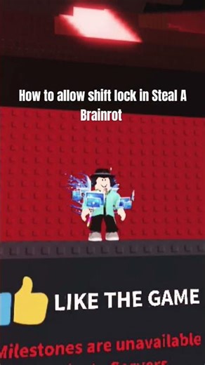 How to allow shift lock on mobile in SAB (Tutorial) #roblox