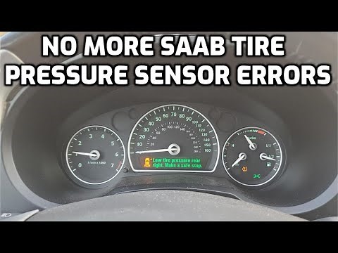 SAAB Tech 2: Deactivating & Adding the Tire Pressure Monitoring Module (TPMM)