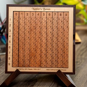 Buy Napiers Bones, Engraved Math Puzzle, Solving Math Problem, Wooden Educational Tool, Montessori Math Toy, Personalized Mathematics Tool Online in India - Etsy