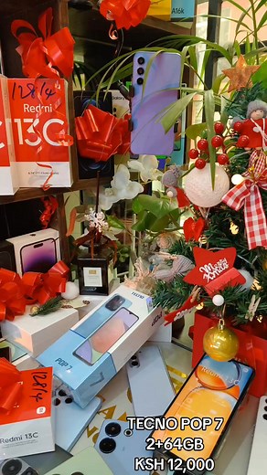 Tecno Pop 7 64GB KSH 12,500 Tecno Pop 7 features and specifications RAM: 2GB Storage: 64 GB Battery: 5000 mAh Camera: 8 MP QVGA Selfie: 5 MP Display: 6.6 inches Processor: Mediatek MT6761 Helio A22 Connectivity: Dual sim, 4G, Wi-Fi Colors: Endless Black, Capri Blue OS: Android 12, HIOS 12 ® Reserve Paybill:247247 Ac no : 340495 © The Tecno Pop 7 has a 6.6-inch display with an HD resolution of 720 x 1612 pixels. The Tecno Pop 7 features a Mediatek Helio A22 quad-core processor coupled with 2 GB o