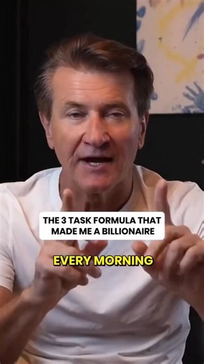 The 3 Task Formula that made you a billionaire. #viral #millionairemind #staywealthy #getrich #reels