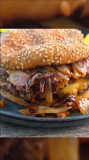 Double Smash Burger Recipe | Juicy, Crispy & Loaded With Flavor!