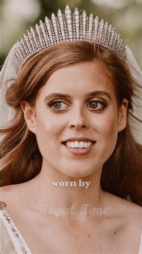 The $13.8M Tiara Queen Elizabeth Lent to a Royal Bride #QueenElizabeth #History #shorts #RoyalFamily