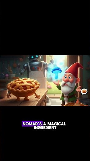 The Pie That Came to Life! 🥧✨ #aianimation #robot