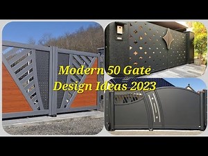 Top 50 Modern Gate Design Ideas 2023 | Main Gates Ideas For Home Garden House Exterior Design Ideas