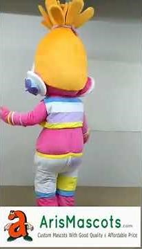 Trolls Dj Suki mascot costume for birthday party Cartoon Mascot Costumes Custom Mascots Arismascots