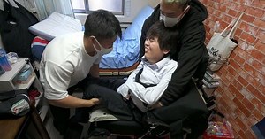 Japanese town uses bodybuilders to provide help in nursing homes