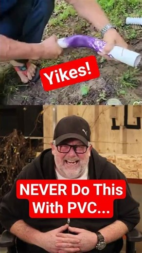 Bending PVC with Fire?🔥 #wst #funny #hvacfail