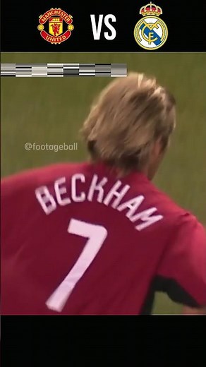 Manchester United vs Real Madrid Highlights 2003 David Beckham ⚽🔥