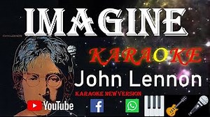 Imagine - john Lennon Karaoke song playback instrumental original key with chords and lyrics Chords - ChordU