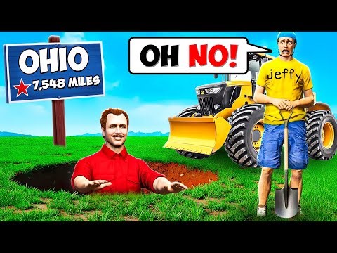 Jeffy & Marvin DIG TO OHIO In GTA 5!