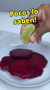 Mezcla remolacha con limon | Recetas TV