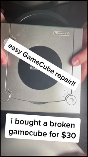 my first console repair video! #consolerepair #nintendo #nintendogamecube #gamecube #retrogaming #retro #retroconsolerepair #gamecollection #games