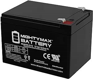 Mighty Max Battery 12V 12AH Replacement Battery for Pride Mobility Go Go Scooter