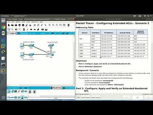4.1.1.11 Cisco Packet Tracer 7.2 - Configuring Extended ACLs Scenario 2