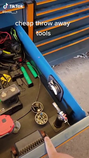 what do u keep in your power drawer tool box #throwaway #cheap #sendit #snapon #fyp #fypシ