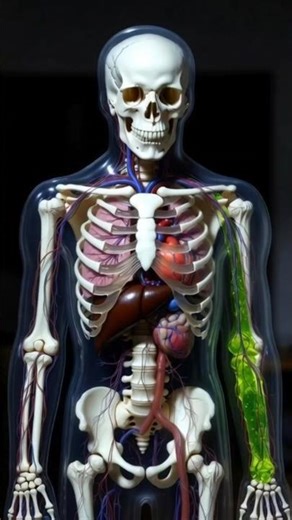 What Deadly Poison Does to Your Body Hour by Hour #skeletonshorts