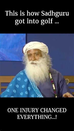 How and why Sadhguru started Playing Golf After a Knee Injury! The untold story behind… #sadhguru