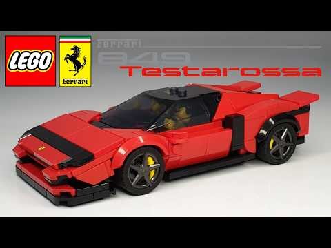 Lego Speed Champions Ferrari 849 Testarossa MOC