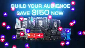 Like building an audience, every PC build needs a solid foundation 🖥️ We partnered with @IntelGaming and @Newegg to help you save on your next motherboard! Beat the Heat Now 🔥 http://bit.ly/BTHSummerSale | ASUS