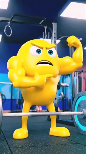 Viral Funny Emoji Story Shorts: Gym Hero Fail 💪📸 #funny #emoji #shorts