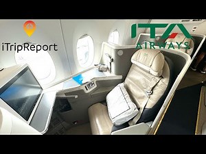 ITA Airways A350 Business Class Trip Report