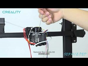 Service tutorial CR 10 smart replace nozzle kit
