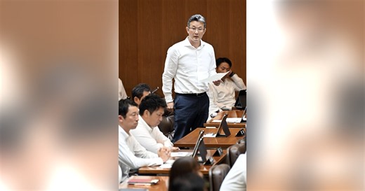 辞職勧告決議案の採決中止　動議の林泰輔県議は蔵内氏の元秘書、HPには師の言葉「政治家は草鞋たれ」
